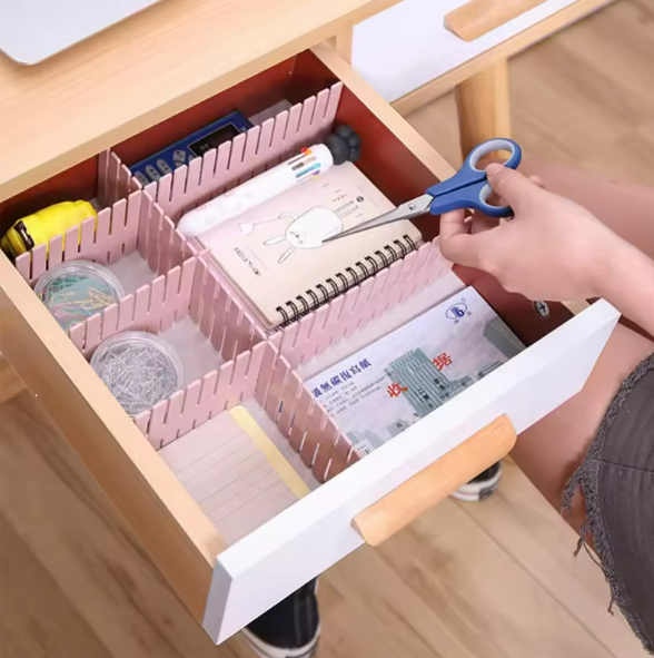 Adjustable Drawer Organizer Dividers
