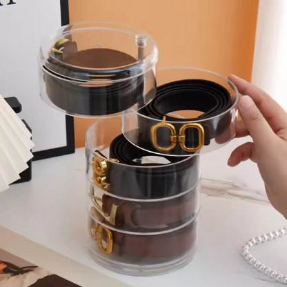 360° Clear Belt Organizer