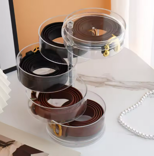 360° Clear Belt Organizer