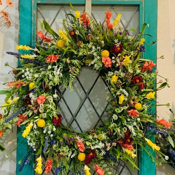 Texas Wildflower Wreath