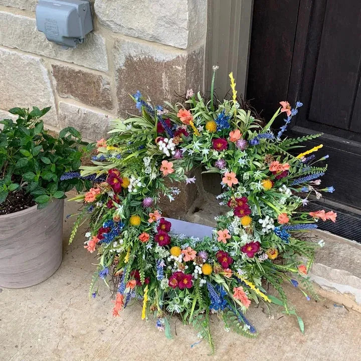 Texas Wildflower Wreath