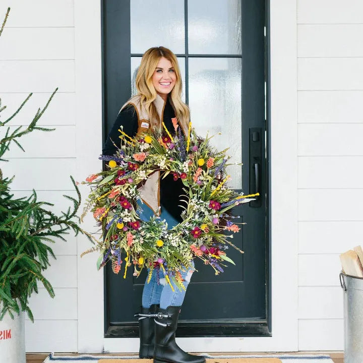 Texas Wildflower Wreath