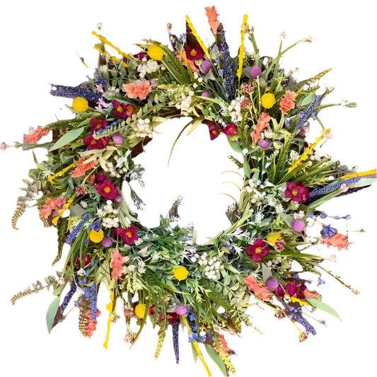 Texas Wildflower Wreath